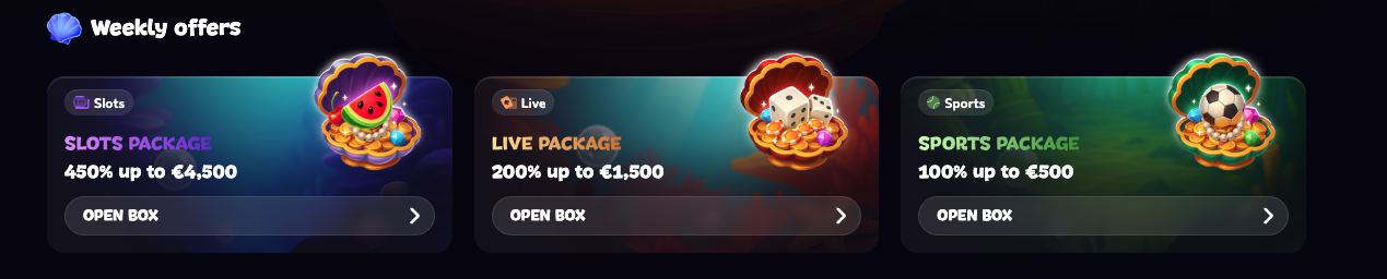 Εβδομαδιαίες προσφορές κατάθεσης στο Aphrodite Casino